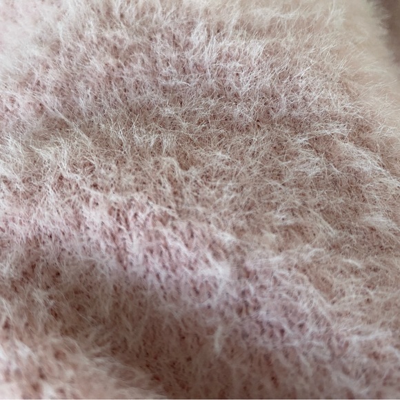 Almost Famous Furry Pink Open Cardigan Long / oversized - size S - Picture 6 of 6